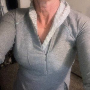 Lulu Lemon Long Sleeve Cotton 1/2 Zip